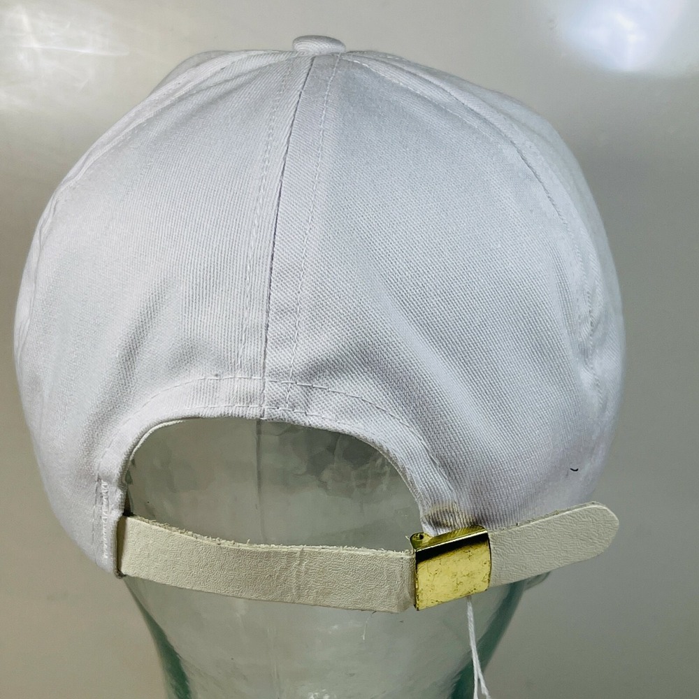 Vintage Desert Storm Military Rope Hat White Snapback Eagle Jet Tank Graphic Cap - Picture 4 of 7